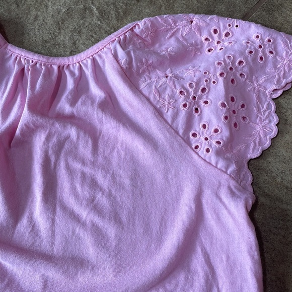 + WONDER NATION +Pink Capped Sleeved Top - Picture 5 of 6